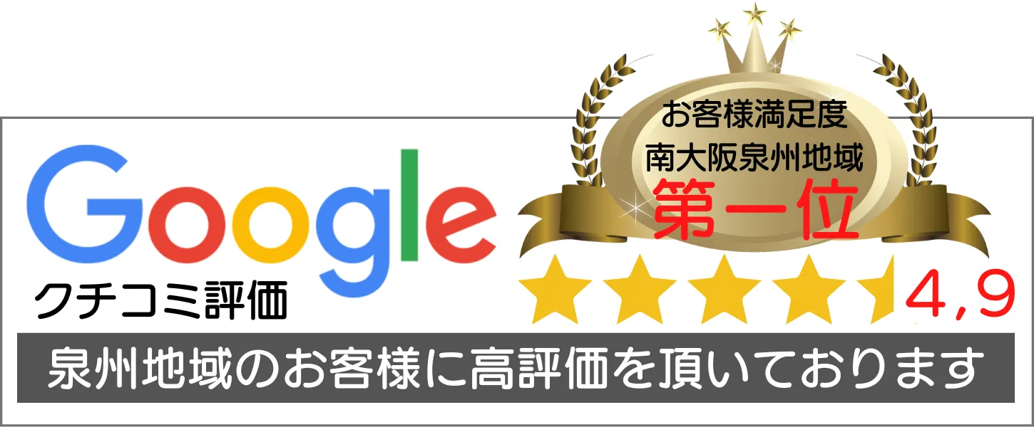 Googleレビュー(忠岡町)